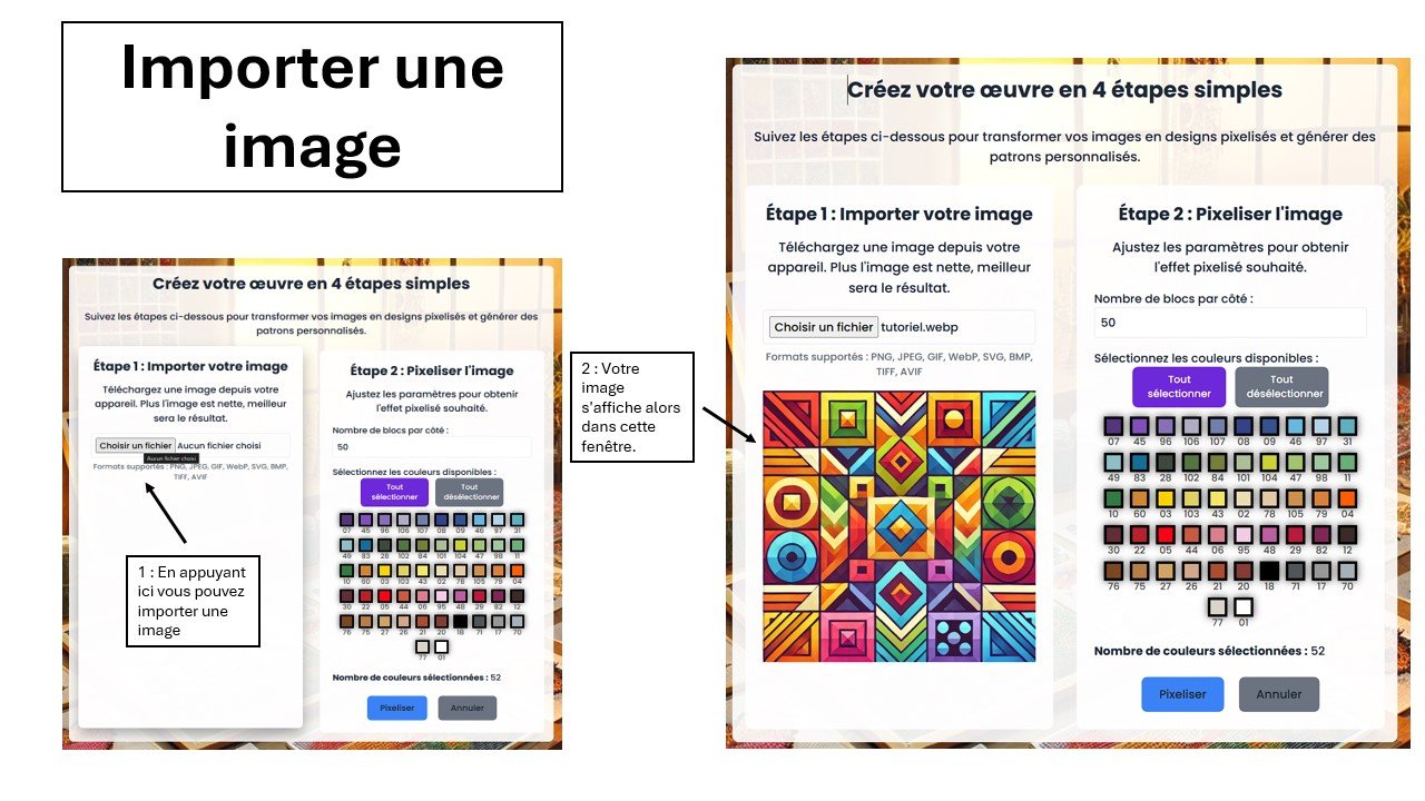 Étape 1 - Importer et prévisualiser une image